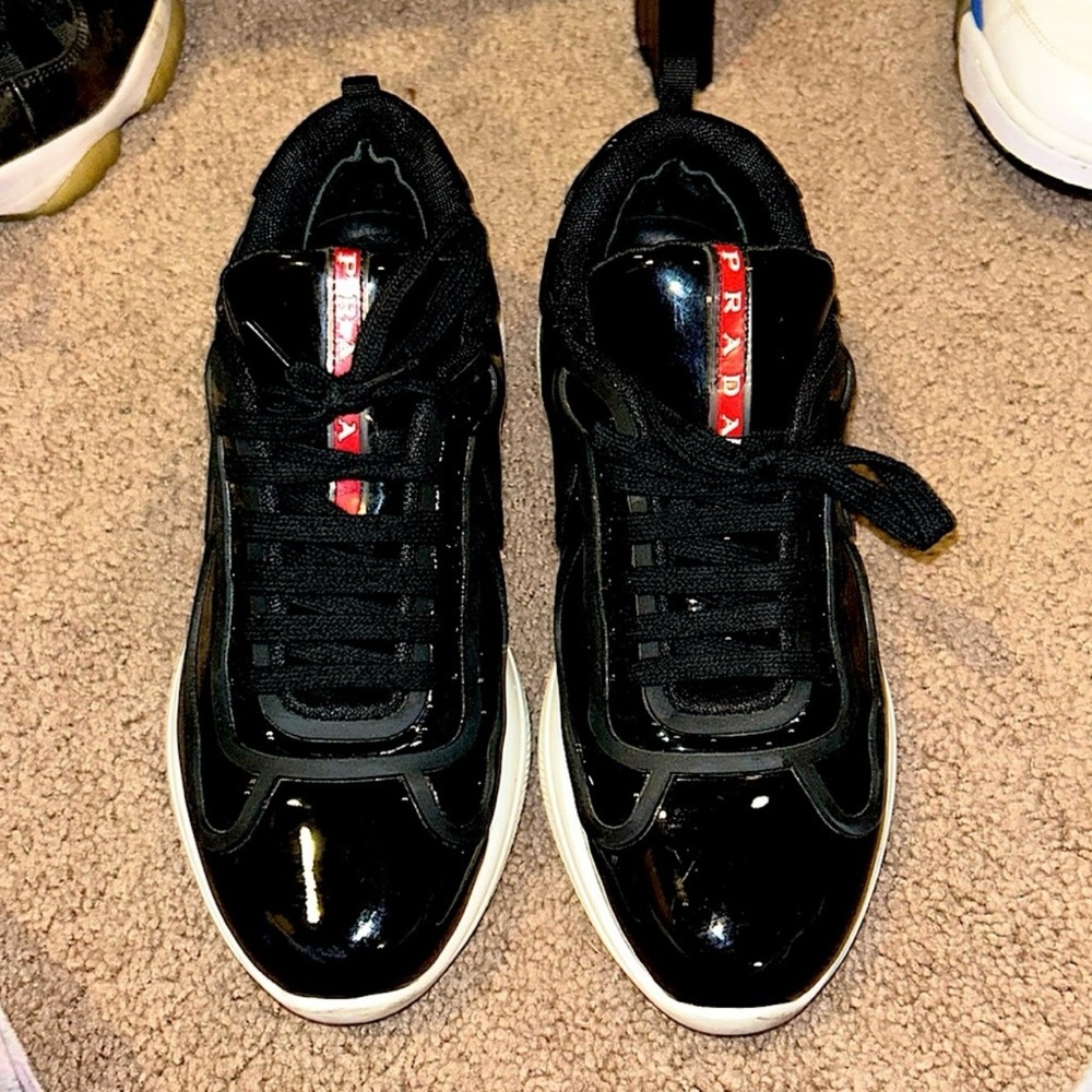 Prada Americas cup Black Sneakers